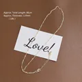 14k gold plated adjustable 1.4mm thin cable chain necklace 46cm length with lobster clasp - 46cm/1.4mm / 14K Gold (46cm/1.4mm)