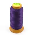 Single roll of high-strength dark purple polyester thread for DIY jewelry weaving - Dark Purple