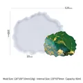 Irregular silicone coaster mold for resin crafts with 126x100mm outer dimensions - SX-DJ-02 Irregular Fluid