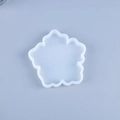 Translucent flower shaped silicone mold for DIY resin art jewelry pendants and coasters - Small Flower Tray Mold