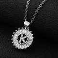 Buchstabe K (Ohne Kette) Silber