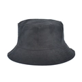 Detalle macro de la textura de pana negra de este sombrero de pescador estilo retro - M (56-58cm) / Negro