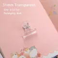Clip per raccoglitore in plastica trasparente da 31 mm su taccuino per ufficio e scuola - Piccolo (31mm)
