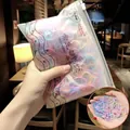 Bulk 500pcs colorful jelly rubber bands in large size for kids hair ties with zip bag - Jelly Mixed Color Large Thickened Bagged