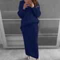 3XL / Haut Et Bas / Bleu saphir