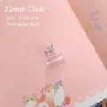 Clip a molla trasparente da 22 mm per carta e sigillatura di sacchetti snack - Mini (22mm)
