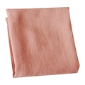 Rectangle waffle cotton linen kitchen napkin in soft salmon pink with woven texture - 40*40cm / Cherry Pink