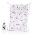 Soft 6-layer cotton gauze baby towel with colorful unicorn and moon patterns - 25*25cm / Pattern 14