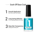MISSCHEERING 12ml Base Coat dipping powder liquid with smooth application and long wear - Step 1 Base Coat
