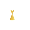 Golden glitter mermaid tail party hat decoration for ocean themed birthday events - Gold Mermaid Birthday Hat