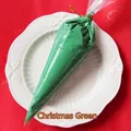 Colla a crema simulata verde Natale in sac à poche per progetti di artigianato fai-da-te - Verde Natale