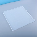 Macro detail of square 8x8 grid silicone mold with raised edges for resin chessboards - Medium Chessboard Mold (60-555)