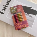 10-piece set of colorful pastel elastic hair ties made of high-stretch eco-friendly nylon - Spring Color (3#春天色)