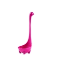 Magenta Nessie soeplepel met vier poten voor rechtopstaande opslag op wit - Bulkverpakking / Paars