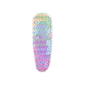 Sparkling flip sequin candy color BB hair clip with lace details for girls - Multicolor