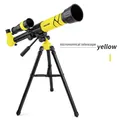 Entry-level astronomical telescope in yellow and black with portable tripod stand - Standard Set (769g) / Yellow