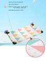 Detail of ice silk cat hammock with suction cups showing 25kg load capacity and dimensions - Ice Silk Mat Black Tube / Screw & Straight Suction Set
