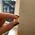Gold-plated cube pendant with micro-inset zircon letter K for custom jewelry - Letter K / Gold