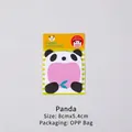 Cute panda shaped sticky notes, animal cartoon memo pad for students, 8x5.4cm size - Panda