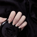 Faux ongles French classiques de couleur rose nude avec une forme d'amande élégante - Rose Nude Français (JP986)