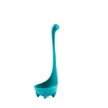 Blauwgroene Loch Ness-monster soeplepel met pootjes op een witte achtergrond - Bulkverpakking / Blauw