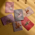 Set di 6 simpatici biglietti di Natale a fumetti con buste e adesivi assortiti - HK015 Natale Da Sogno / Set Assortito (Include Buste E Adesivi)