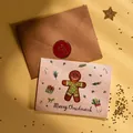 Style A - Cute Christmas Card, Envelope And Sticker