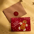 Style A - Happy Christmas Card, Envelope And Sticker