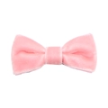 Pink velvet bow hair clip for girls with a soft texture and elegant handcrafted finish - Pink Velvet Bow