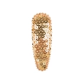 Handmade BB hair clip featuring shiny golden sequins in a teardrop shape for girls - Gold