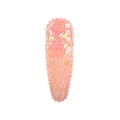 Pink sequin reversible BB hair clip for girls with shimmering iridescent mermaid finish - Coral Pink