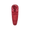 Sparkling red sequin teardrop hair clip for kids with vibrant handmade finish - Red