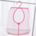 Organisateur suspendu en filet rose avec crochet pour le linge ou rangement - Rose avec crochet