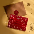 Style A - Lucky Christmas Card, Envelope And Sticker