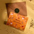 Style D - Lucky Christmas Card, Envelope And Sticker