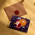 Style B - Happy Christmas Card, Envelope And Sticker