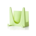 Portacoperchi a parete verde chiaro in plastica e porta spugna multiuso da cucina - Verde