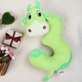 Light green cow shaped plush neck pillow with soft velvet texture and embroidery - Pillow 40cm / Number 3-Dinosaur