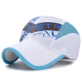 Cappellino da baseball bianco e blu ad asciugatura rapida per bambini con graffiti - Bianco