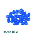 Ocean blue soft silicone pet nail caps for cats and dogs in bulk with adhesive - Ocean Blue