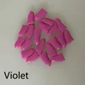 Violet soft pet nail caps for cats to prevent scratching, pack of 20 pieces - Violet