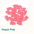 Protective pet nail caps in peach pink soft silicone for cats and dogs grooming - Peach Pink