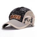 Quick-dry mesh trucker hat for kids in black, gray and beige with BRAVE embroidery - Grey Brim with Black