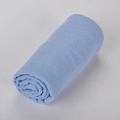 Light blue faux linen scarf roll with soft texture for sun protection wrap - 43# Sky Blue