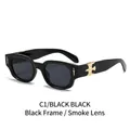 Black oval frame sunglasses featuring gold eagle and cross dagger ornaments with grey lenses - Black Frame Black Grey Lens (C1)