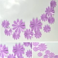 Detail of purple 3D butterfly wall stickers in various sizes for DIY home decoration - PVC Sunflower / Lavender
