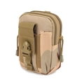 Tactical waist bag for outdoor sports in desert camouflage with durable buckle closure - 3-Color Desert
