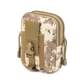 Tactical waist bag with digital desert camouflage and durable brown nylon buckle strap - Desert Digital Camouflage