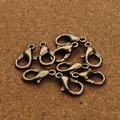 Zinc alloy lobster clasp set in antique bronze finish for DIY necklace and bracelet jewelry - Antique Red Copper