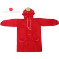 Impermeabile con cappuccio per bambini design fragola rossa in materiale idrorepellente - Fragola Rossa